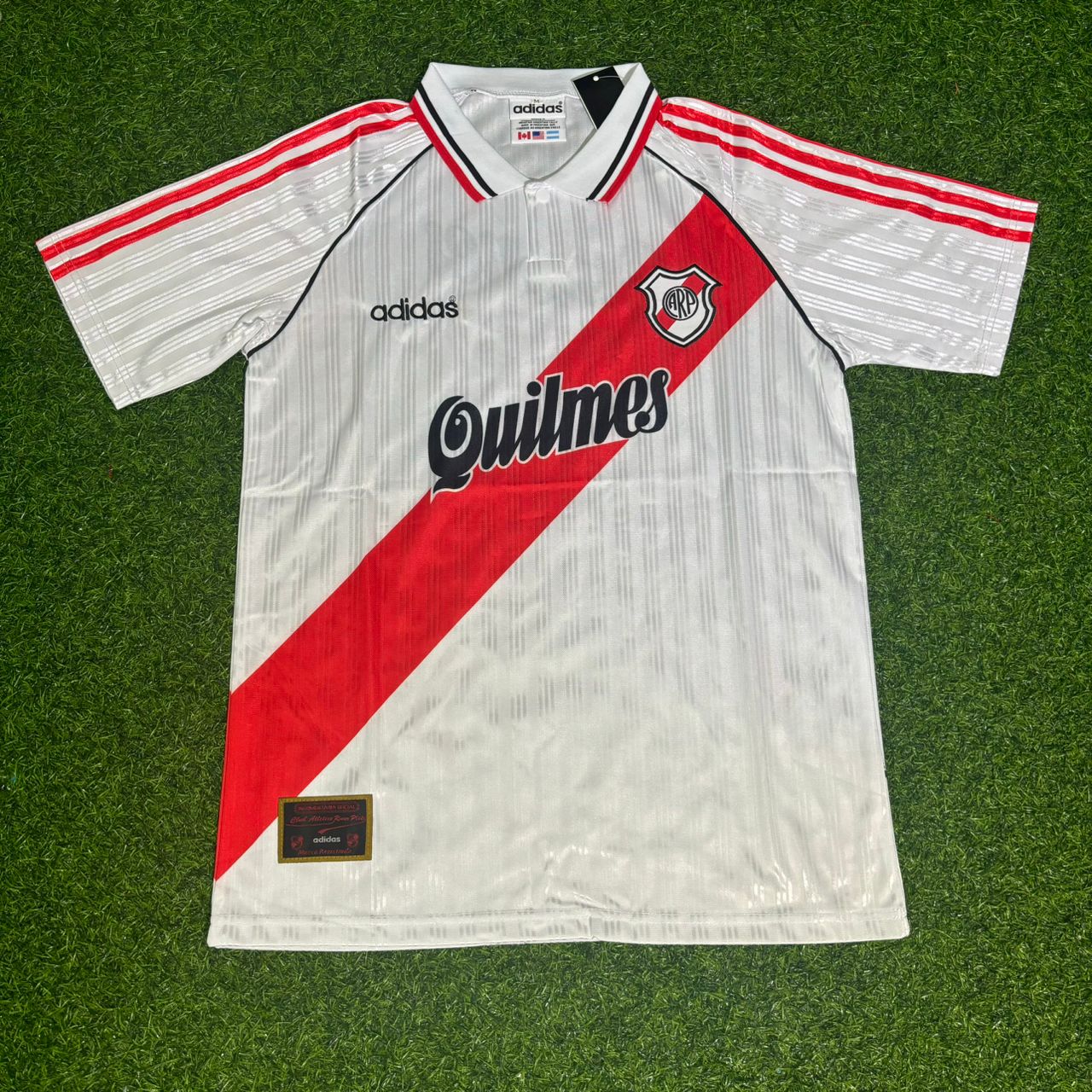 River Plate 1995-1996 Retro Kit Jersey Trikot Maillot Soccer Shirt