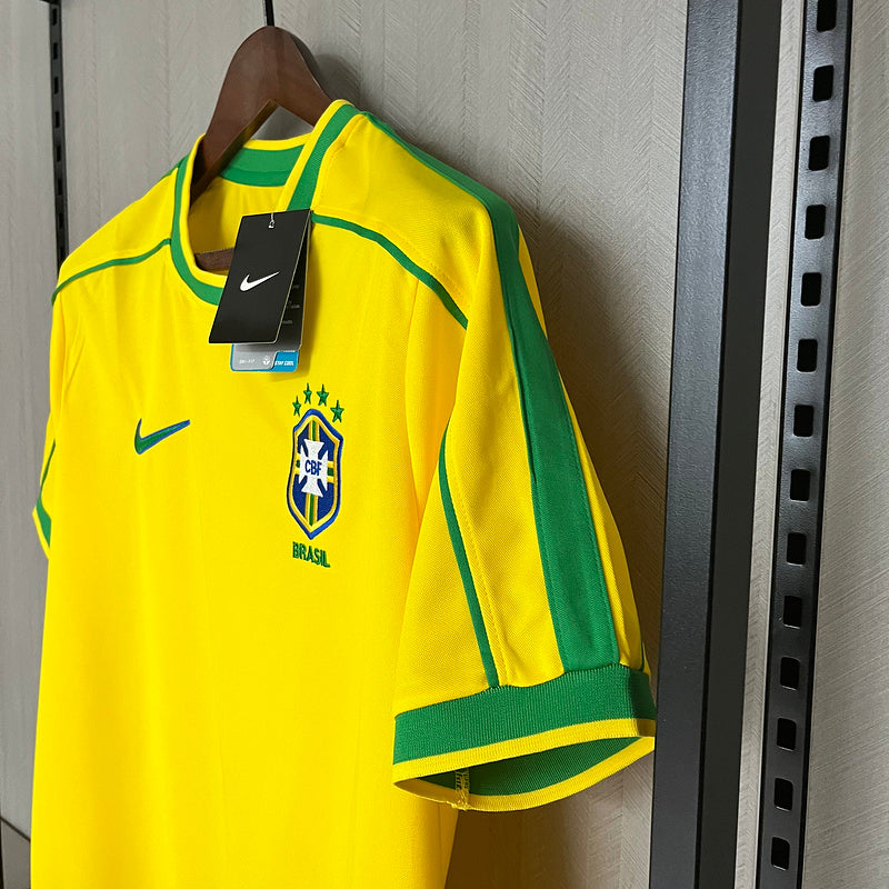 Rivaldo Brasilien 1998 WM Retro Trikot Fußballtrikot