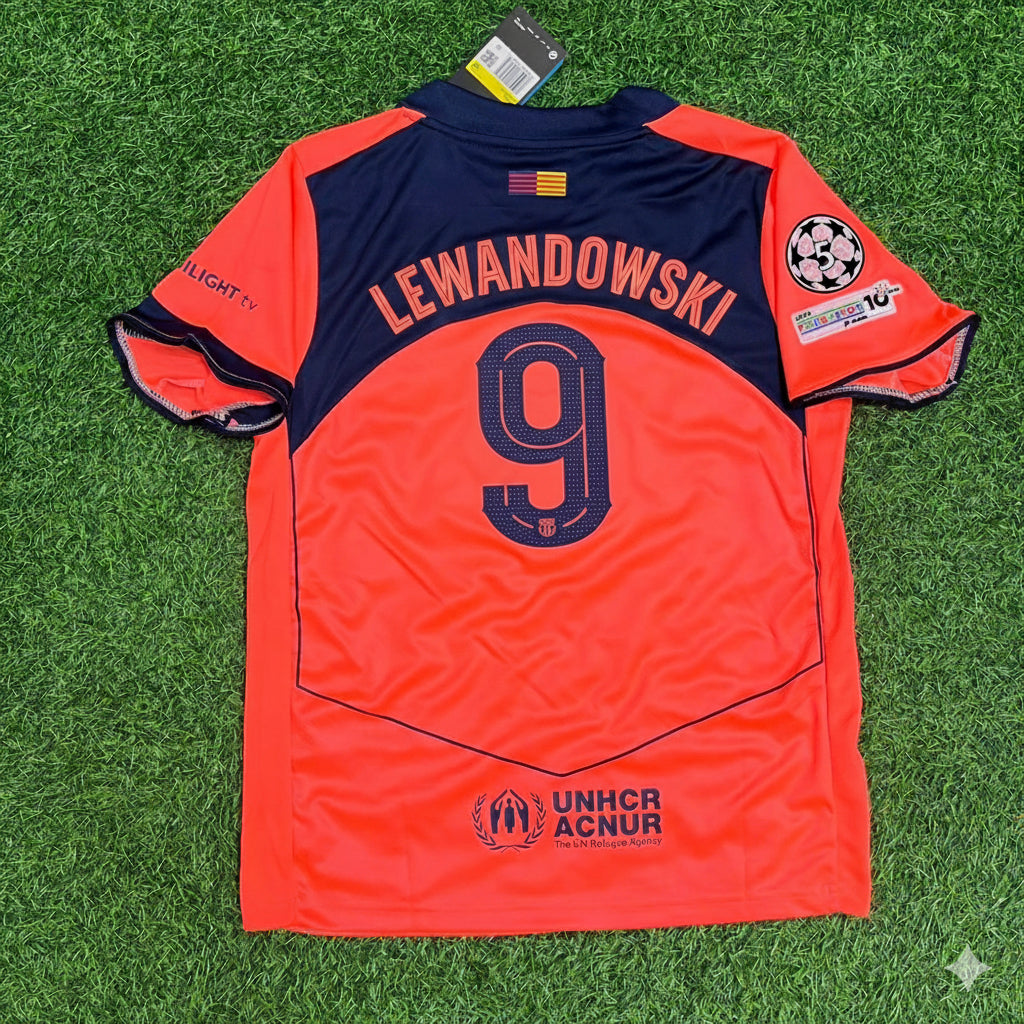 Robert Lewandowski Barcelona 2025/2026 Season Kit Jersey Trikot Maillot
