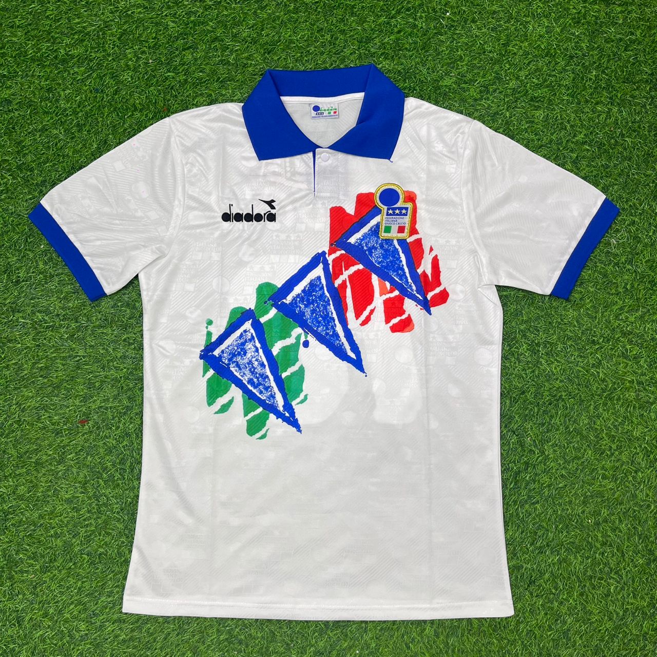 Roberto Donadoni Italy 1994 World Cup White Retro Football Jersey