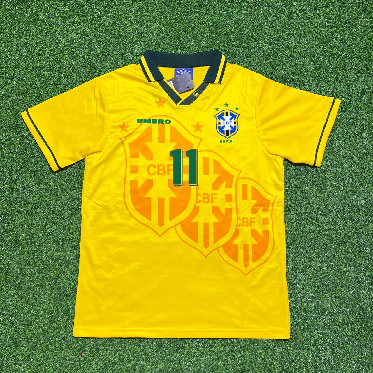 Romário #11 Brasilien 1994 WM-Finale Retro-Fußballtrikot