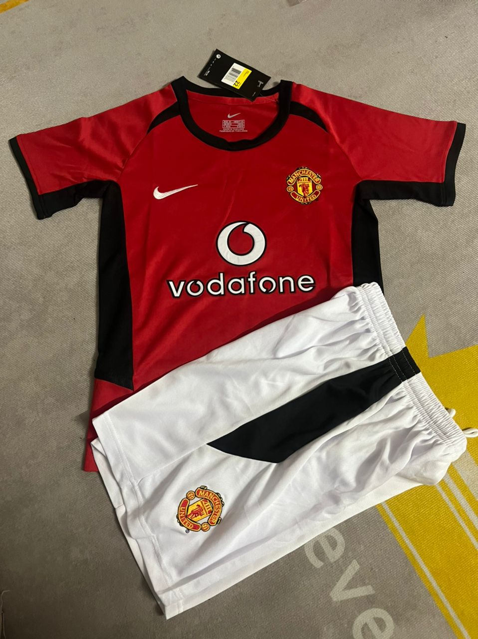 Ole Gunnar Solskjaer Manchester United Retro Kinder Heim Trikot