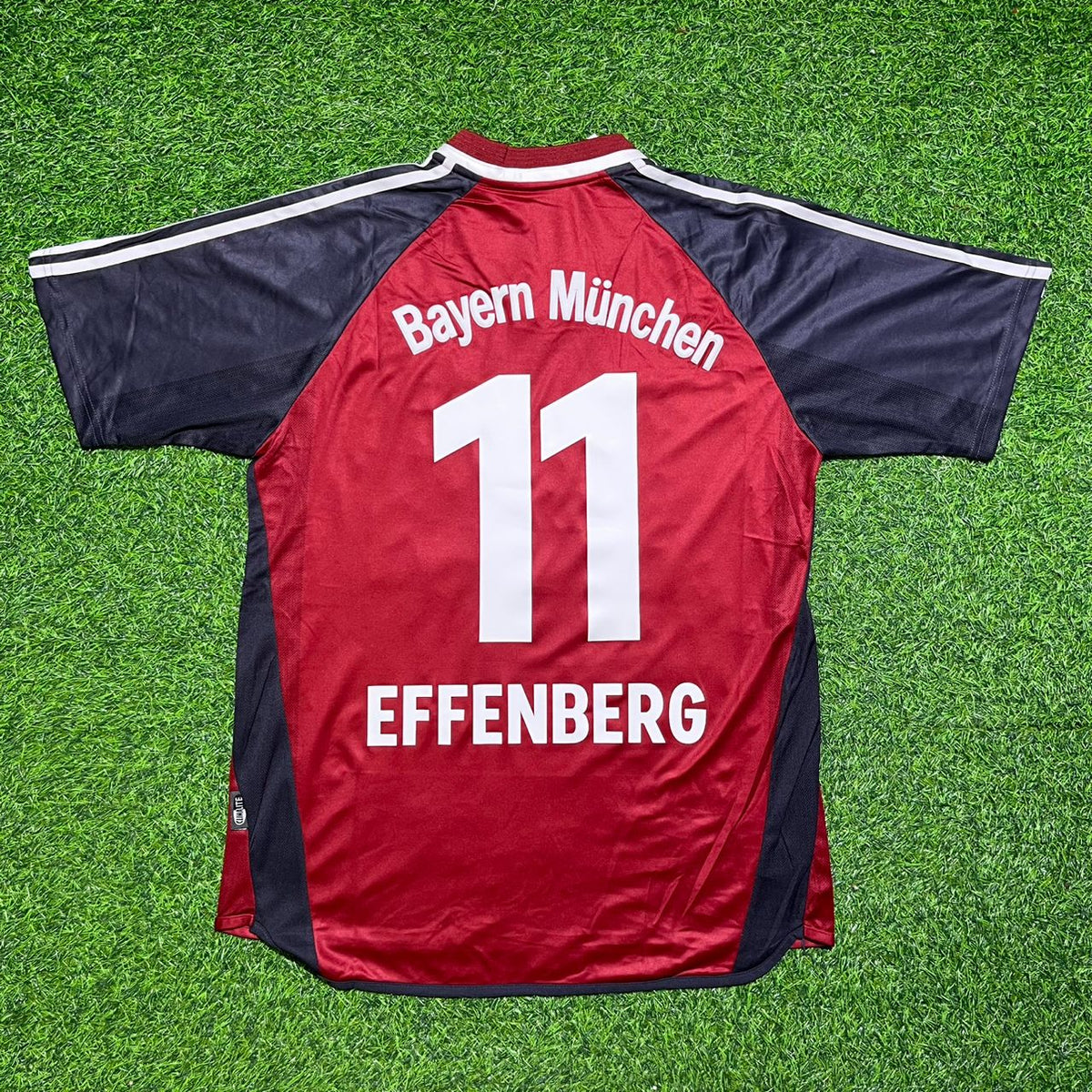 Stefan Effenberg Bayern Munich 2001-2002 Rot Retro Fussballtrikot