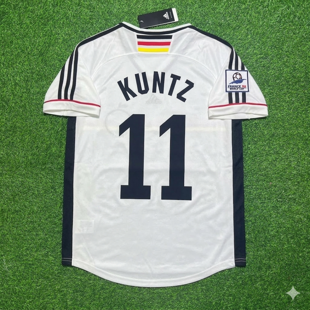 Stefan Kuntz Deutschland Weltmeisterschaft Retro Fußballtrikot