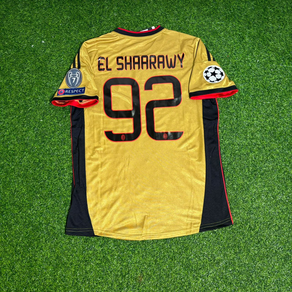 Stephen El Shaarawy AC Milan 2013/2014 Golden Retro Football Jersey