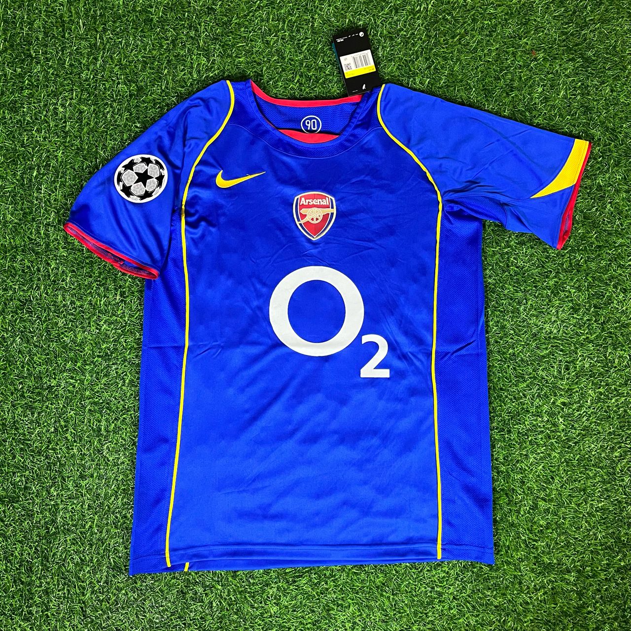 Thierry Henry Arsenal 2004-05 Blau Retro Trikot
