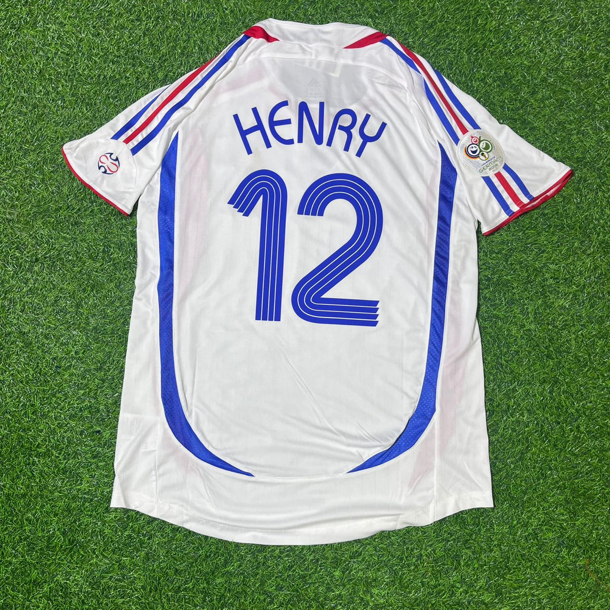 Thierry Henry France 2006 World Cup Final White Retro Kit – | Trikot | Maillot