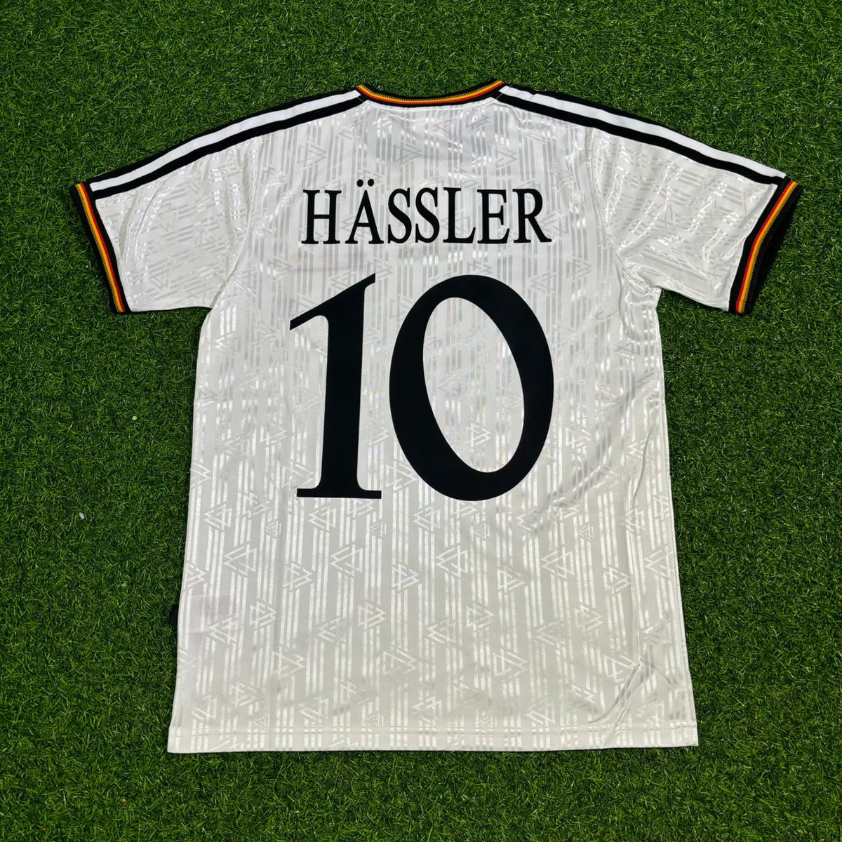 Thomas Häẞler Hassler Deutschland EM 1996 Germany Finale Heim Retro Fußballtrikot Set