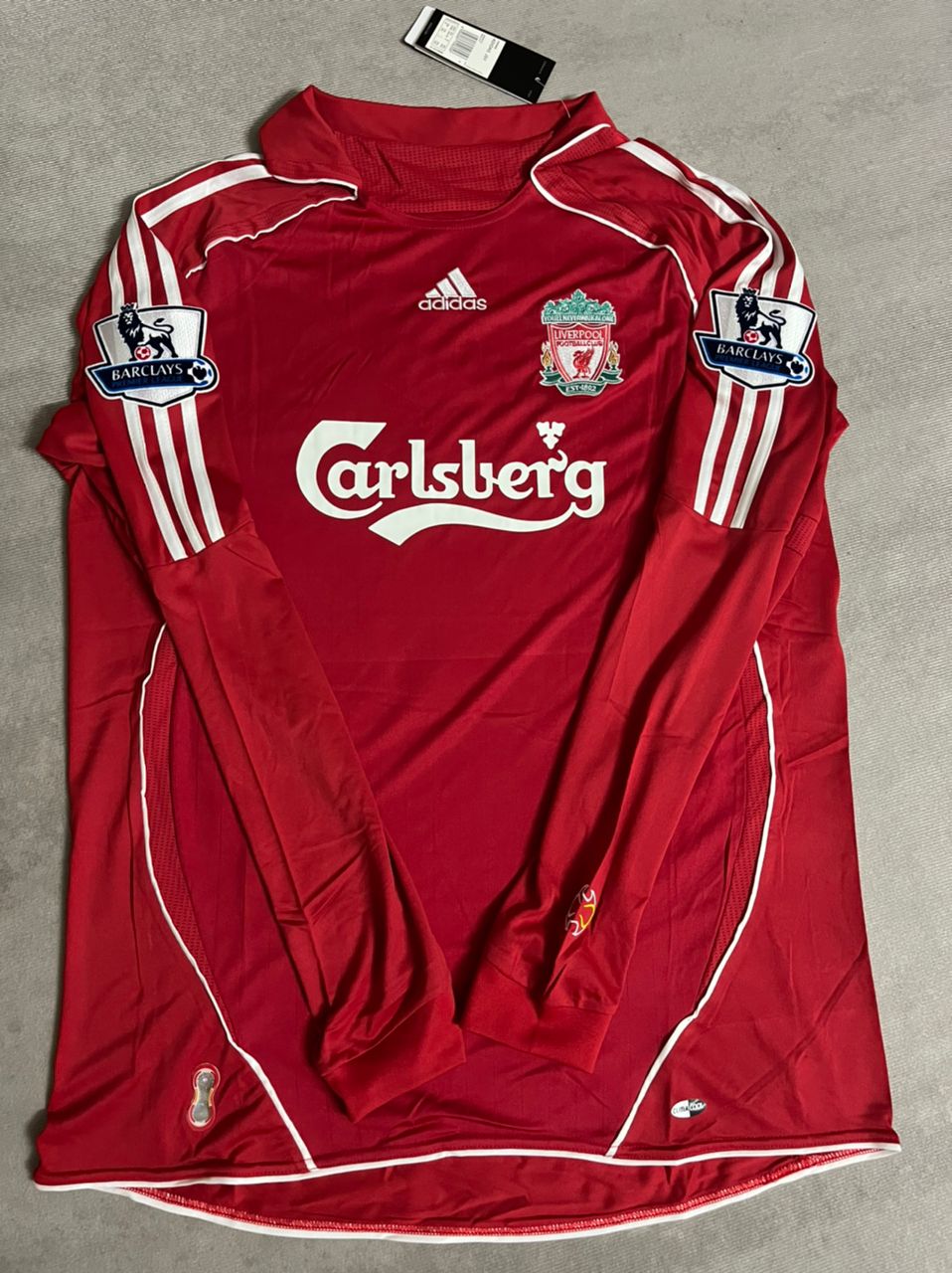 Peter Crouch Liverpool 2007-2008 Red Retro Kit Jersey Trikot Maillot Soccer Shirt