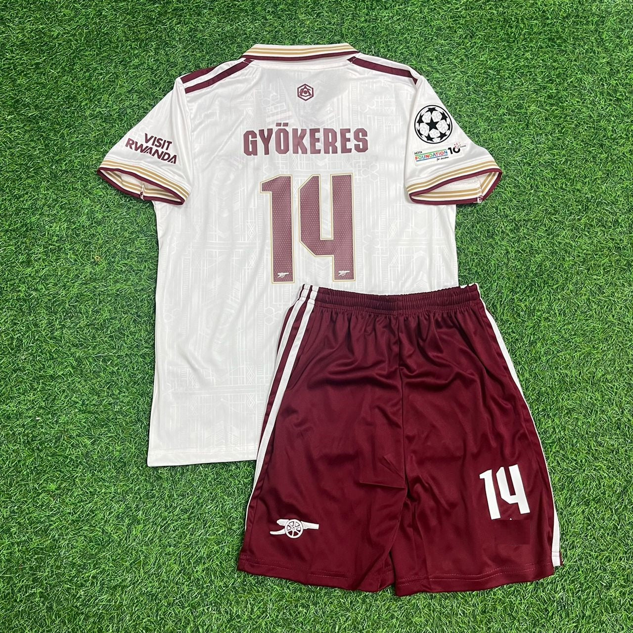 Maillot de Foot Enfant Viktor Gyökeres Arsenal Saison 2026 Extérieur Nouvelle Collection