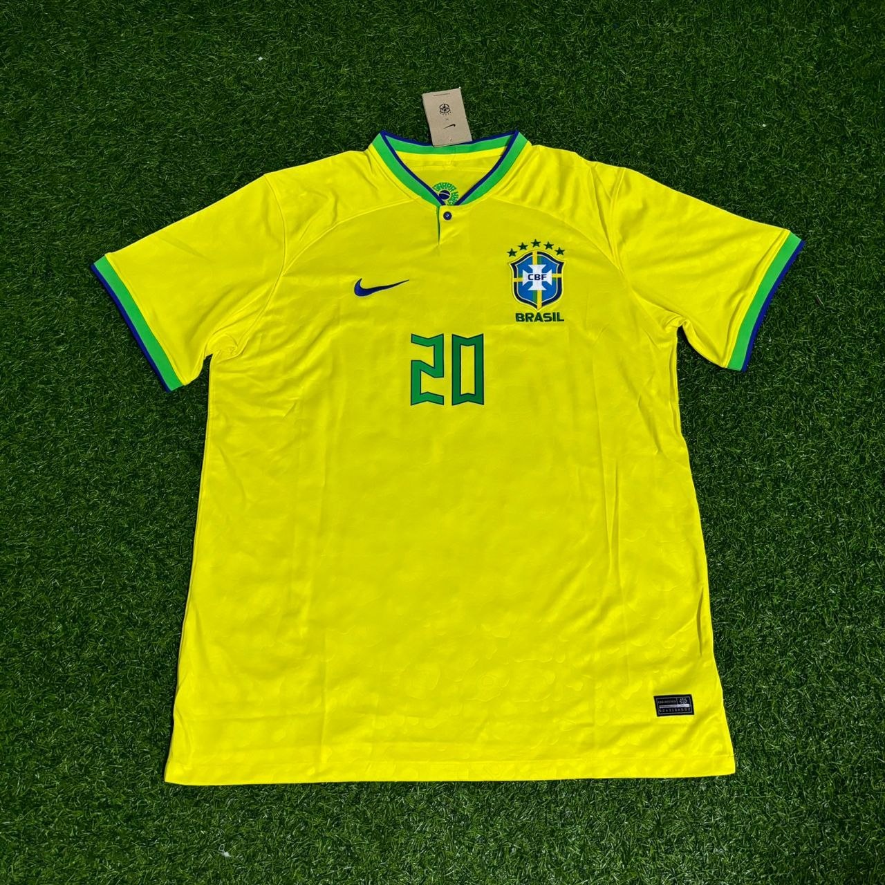 Vinícius Júnior 7 Brasilien WM 2022 Neue Saison Fußballtrikot