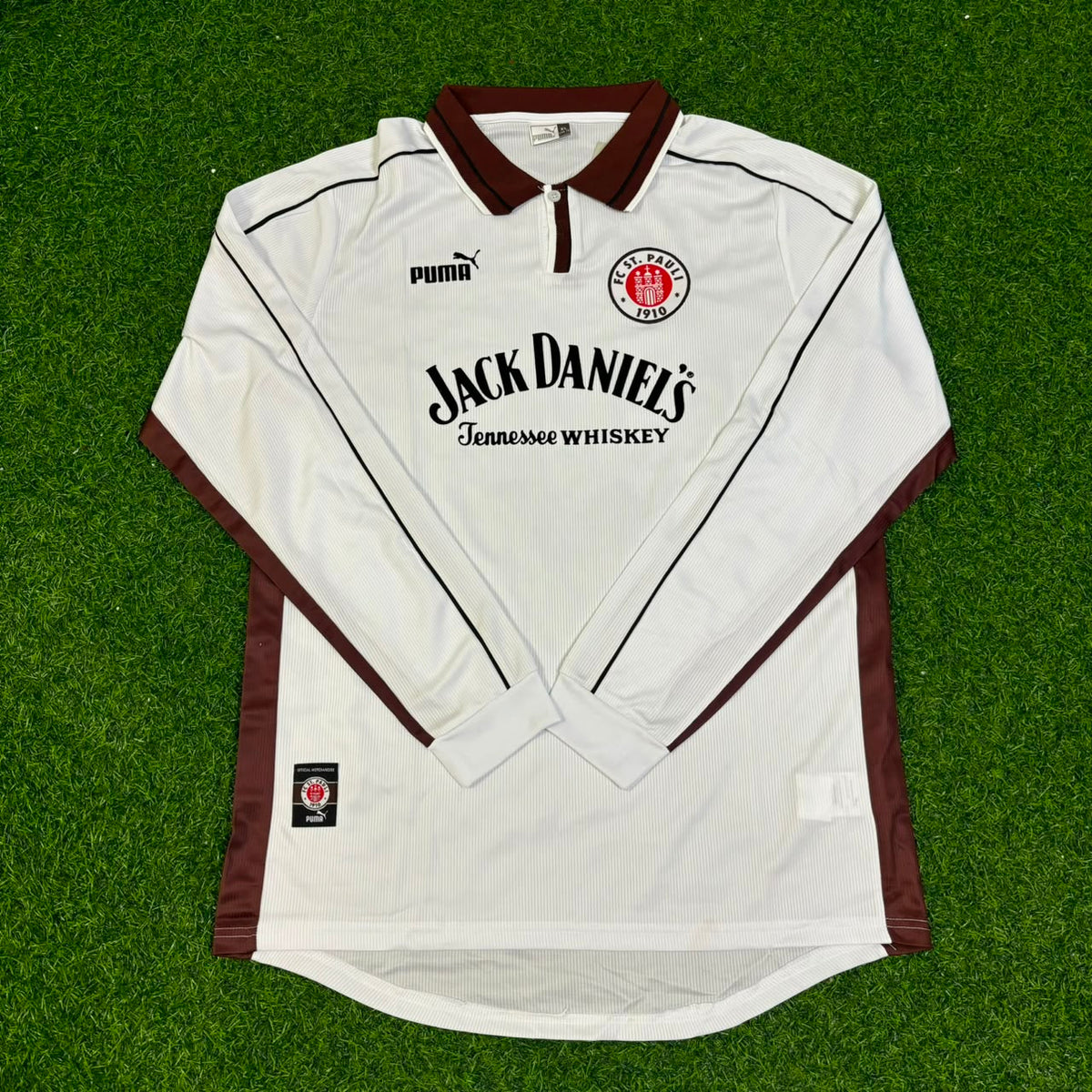 Walter Frosch FC St. Pauli Commemorative Long Sleeve Home Retro Football Jersey