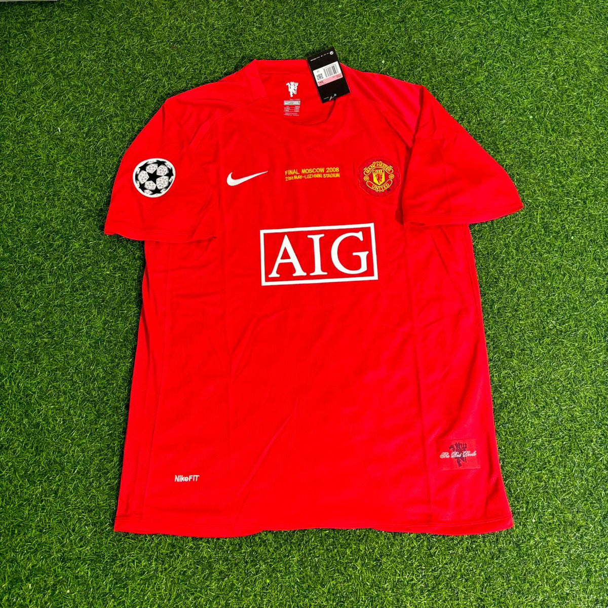 Wayne Rooney Manchester United 2008 Champions League Final Retro Football Jersey Kit