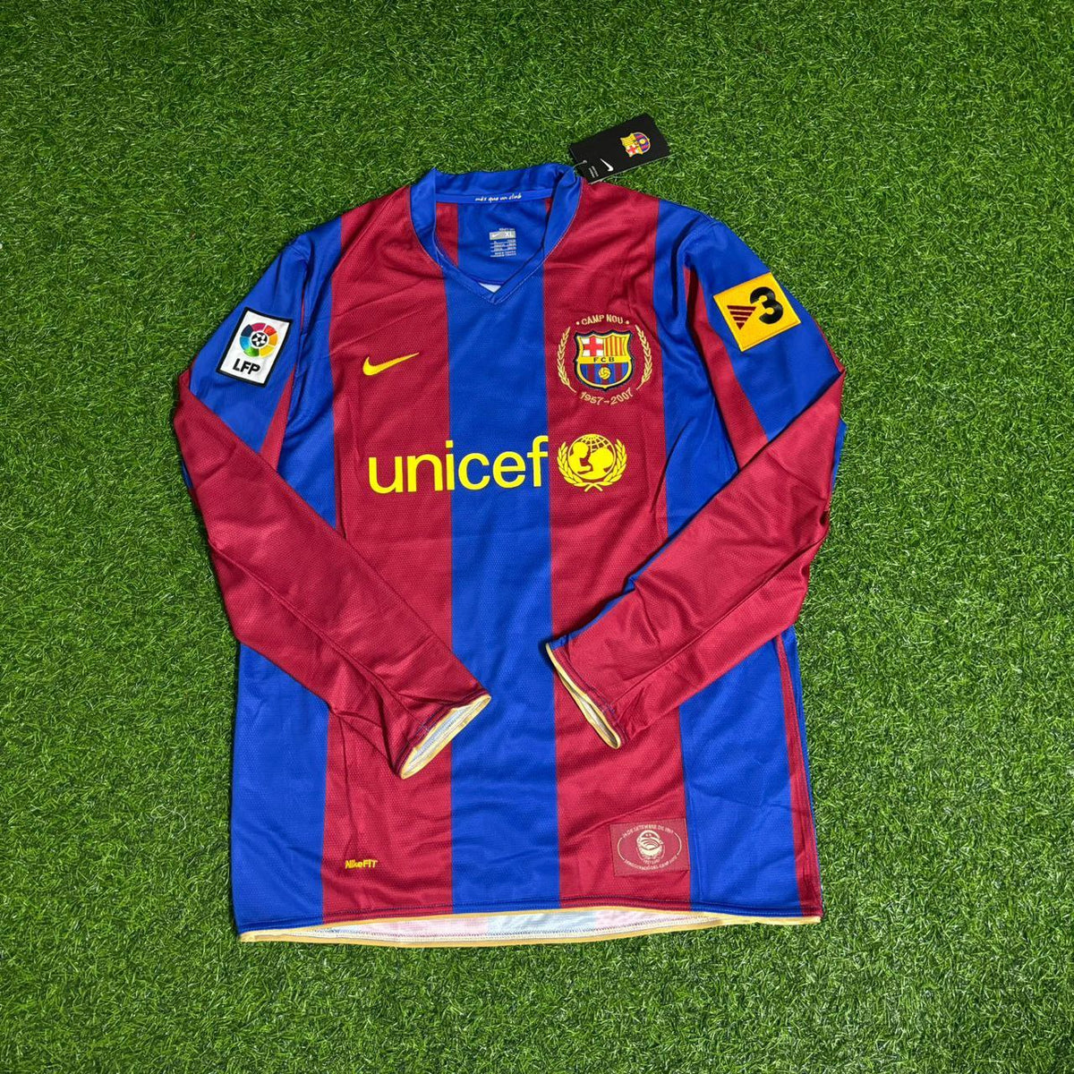 Yaya Toure Barcelona 2007 Retro Football Jersey