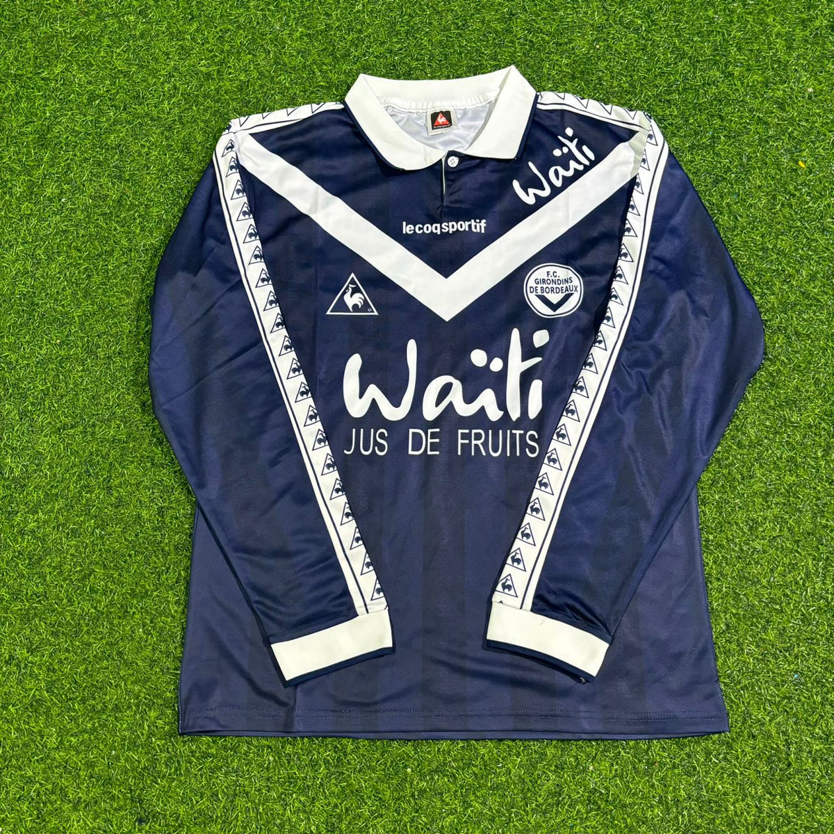 Zinedine Zidane Bordeaux Retro Long Sleeve Football Jersey Kit