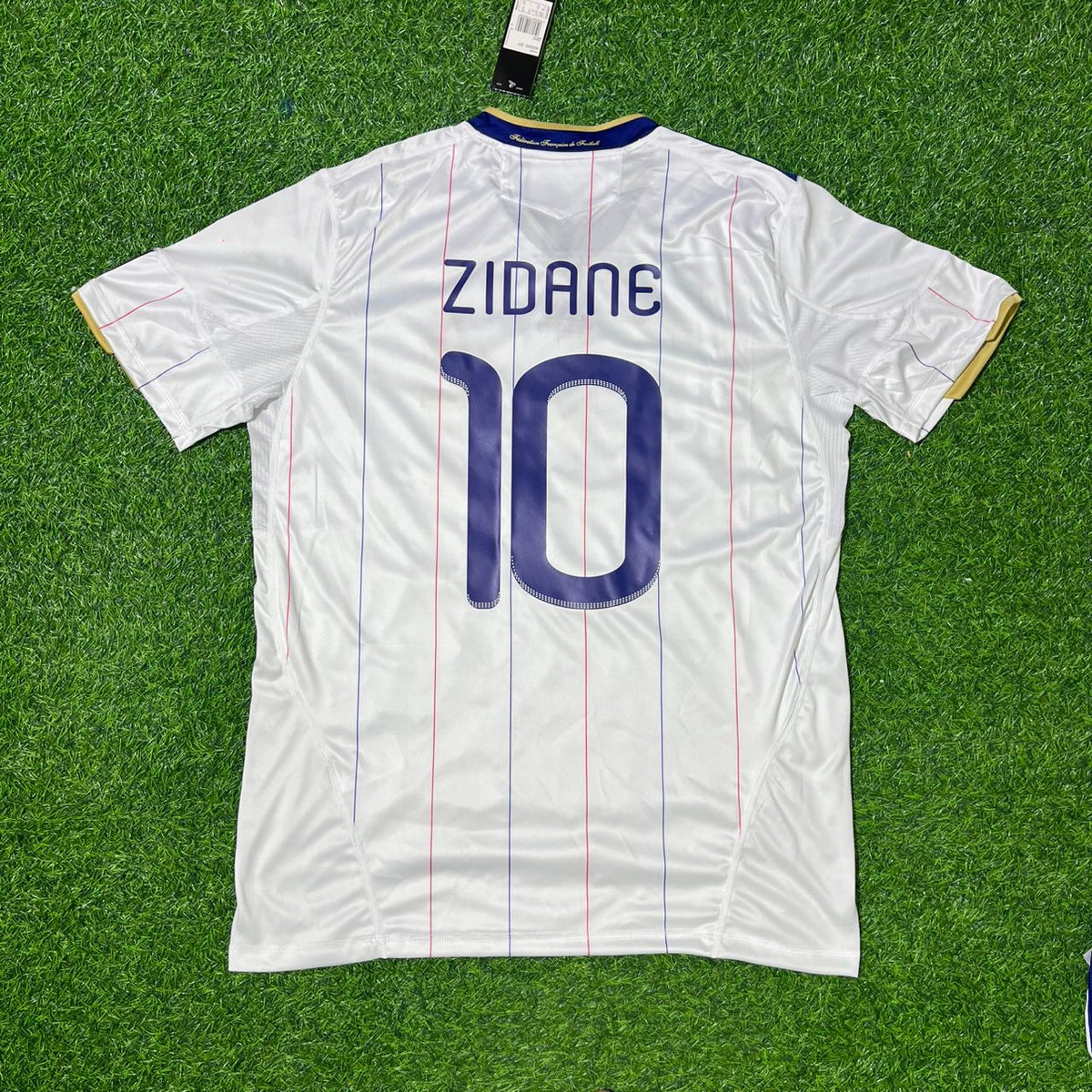 Zinedine Zidane Francia EURO 2004 Equipación de fútbol retro