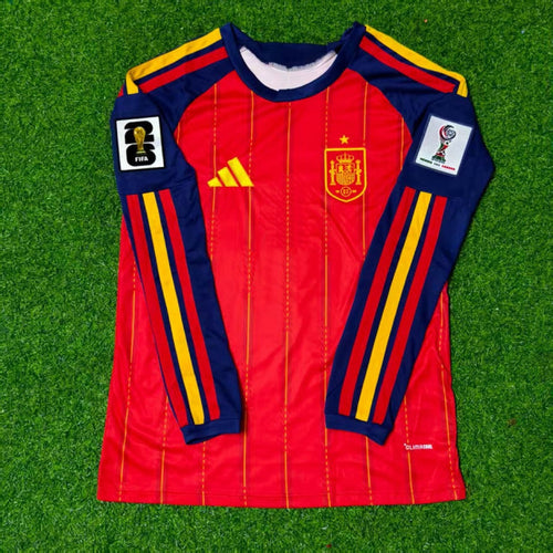 Alejandro Grimaldo #3 Spanien WM 2026 Heim Langarm Trikot