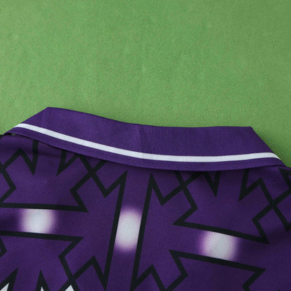 ACF Fiorentina 1992-1993 Season Retro Kids Away Football Jersey Trikot Maillot