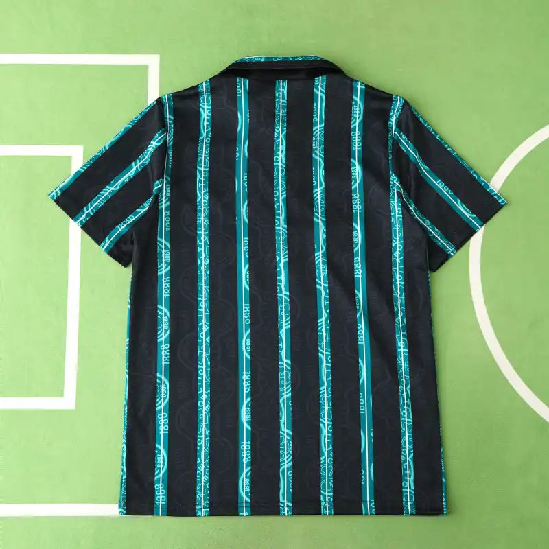 Celtic F.C 92/93 Season Black Away Retro Jersey Trikot Soccer Shirt