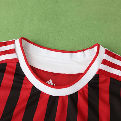 A.C Milan 2011-2012 Season Home Retro Football Jersey Trikot Maillot