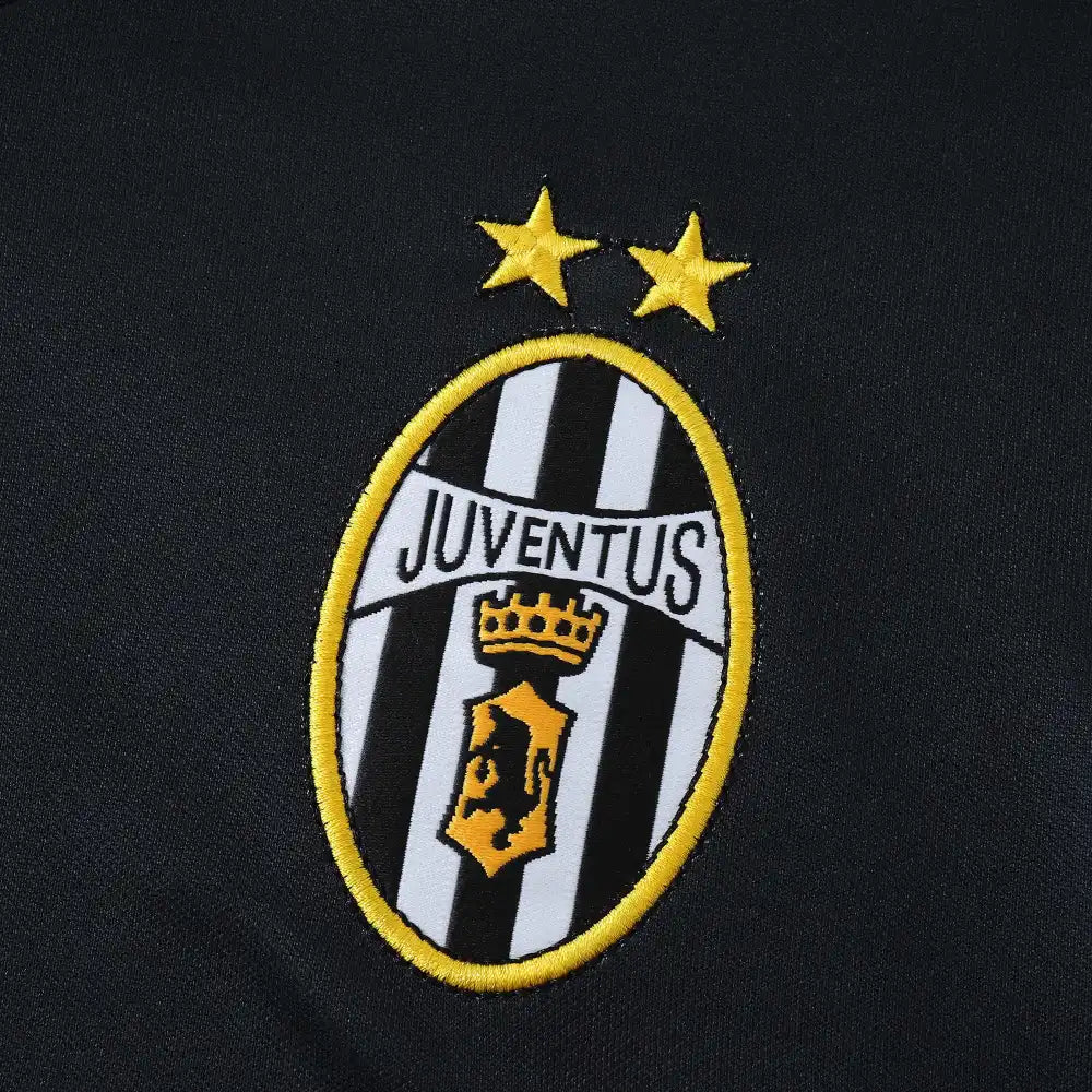 Juventus F.C. 2001-2002 Season Away Black Retro Football Jersey Trikot Maillo