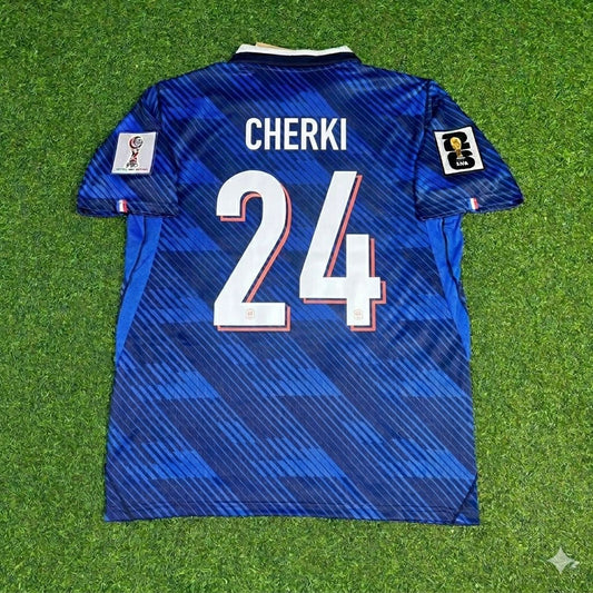 Rayan Cherki 24-Frankreich Heimtrikot WM 2026 Blau