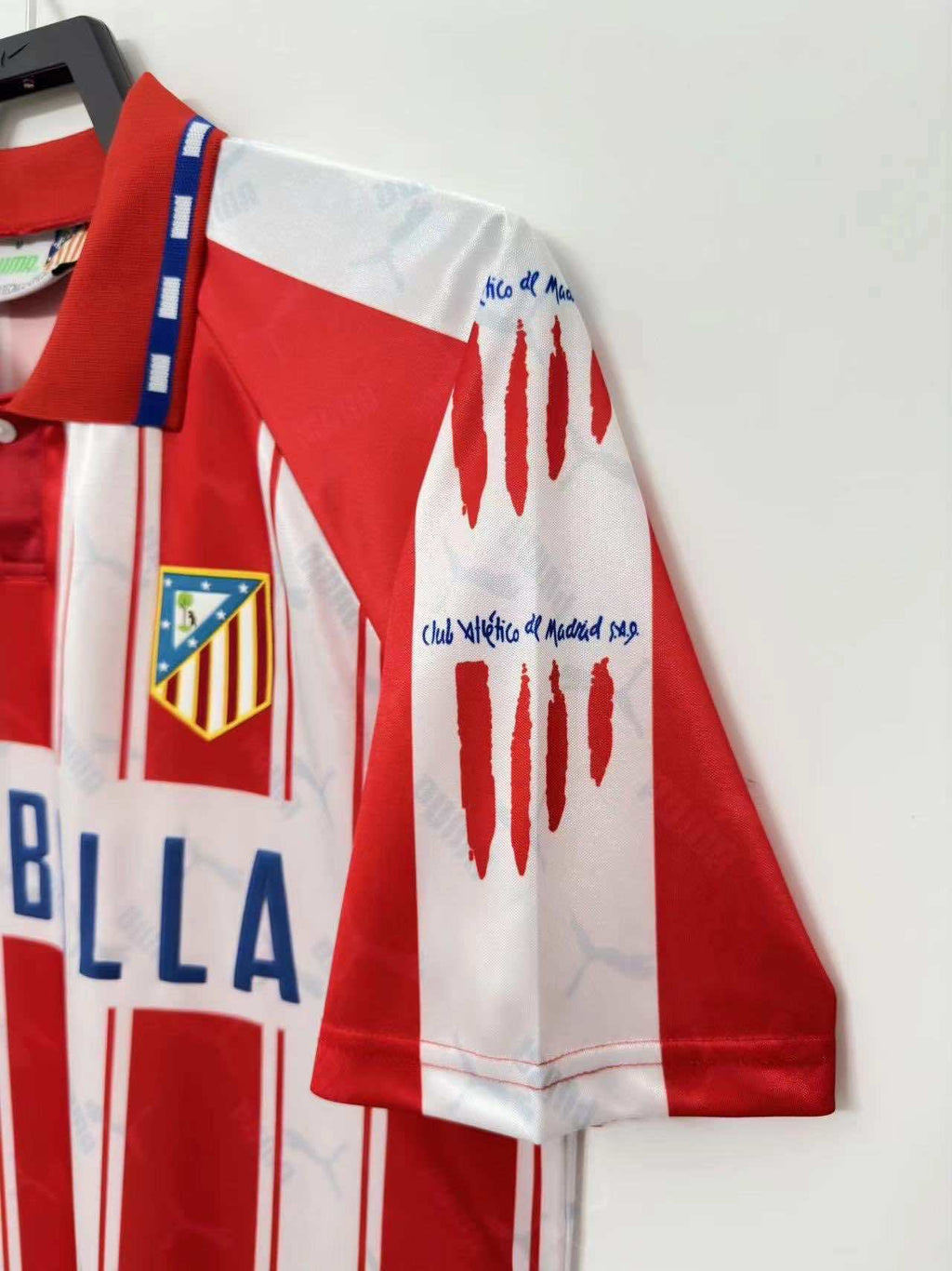 Atlético de Madrid 1994-1995 Season Home Retro Football Jersey Trikot Maillot