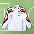 England White Retro Windbreaker Jacket – | Windbreaker Jacke | Coupe-Vent Fußballtrikot