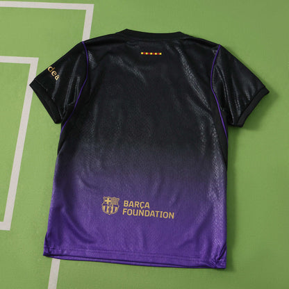 Camiseta de fútbol infantil visitante del Barcelona temporada 2026-2027