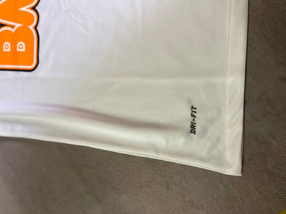 Neymar Jr Santos FC Retro Langarm-Fußballtrikot Weiß