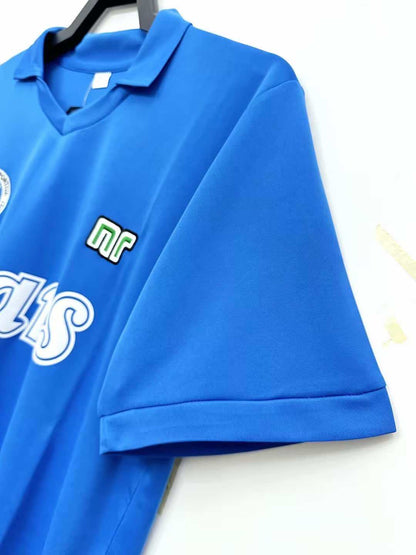 S.S.C. Napoli 1988-1989 Season Retro Home Football Jersey Trikot Maillot