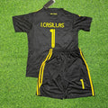 Iker Casillas Real Madrid 2011/2012 Goalkeeper Black Retro KIDS Football Jersey