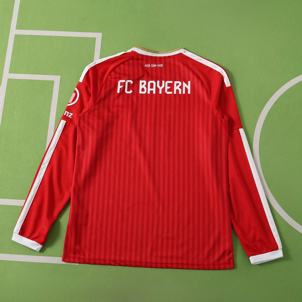 F.C Bayern München 2026-2027 Season Home Long Sleeve Retro Football Jersey Trikot Maillot