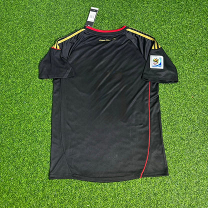 Germany Deutschland 2010 World Cup Black Retro Football Jersey