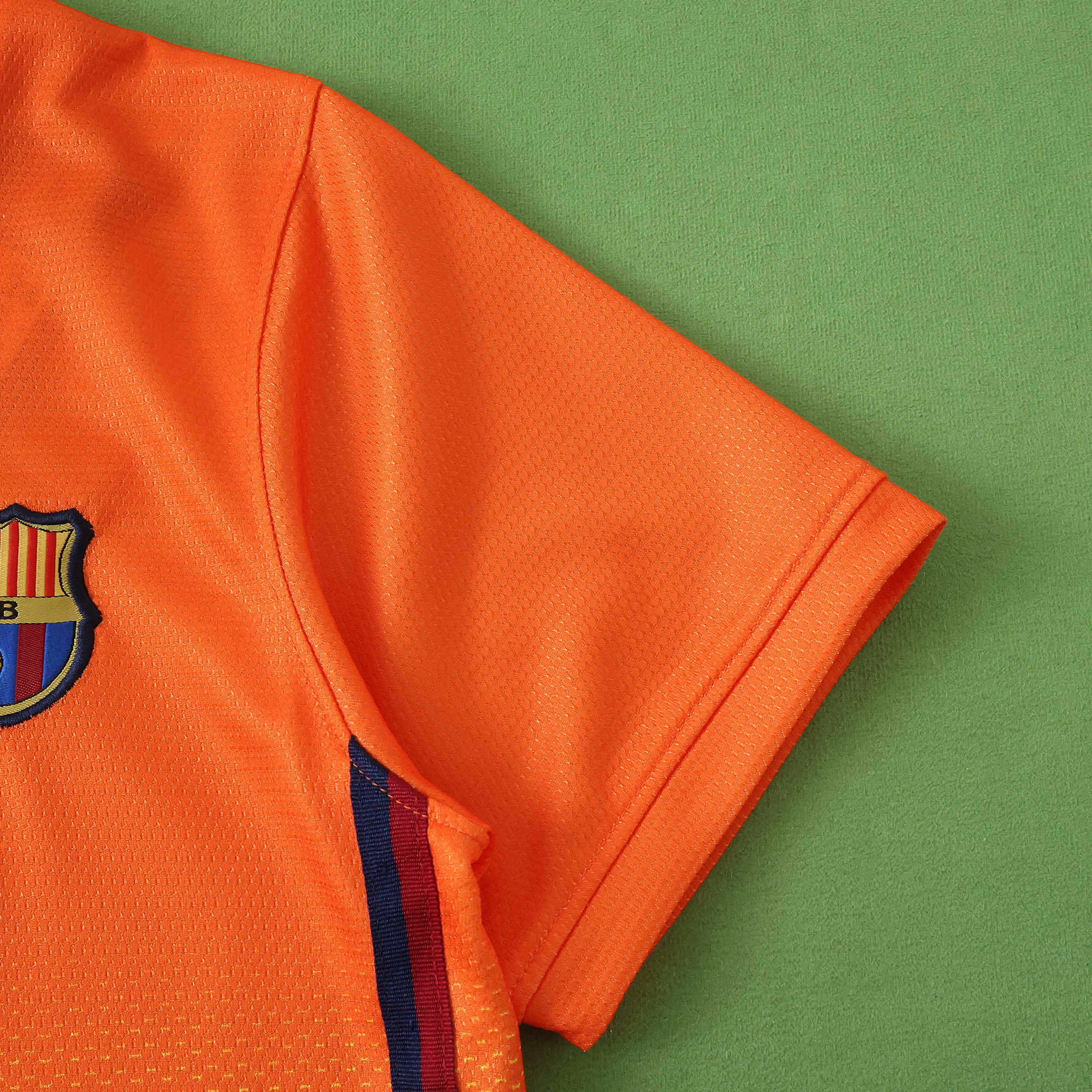 Barcelona 2012-2013 Season Kids Away Orange Retro Football Jersey Trikot Maillot