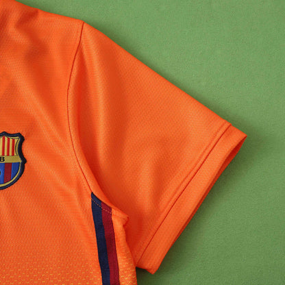 Barcelona 2012-2013 Season Kids Away Orange Retro Football Jersey Trikot Maillot