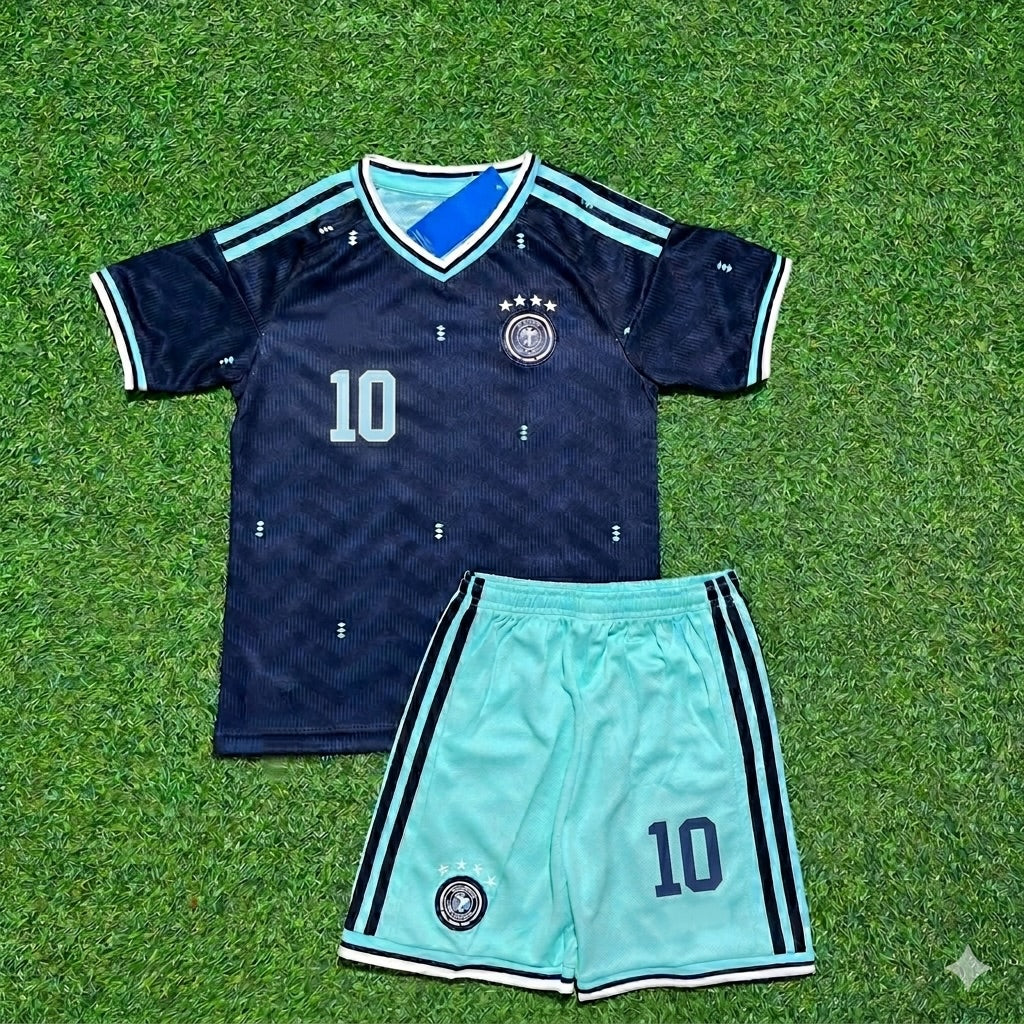 Jamal Musiala 10- Germany 2026 World Cup Kids  Football Jersey Kit
