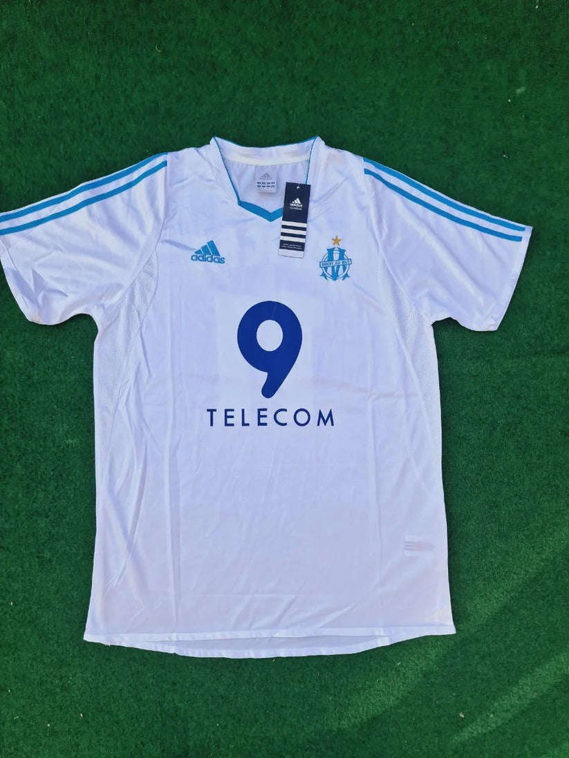 Marseille 2003/04 Home OM Football Jersey – Brahim Hemdani 6