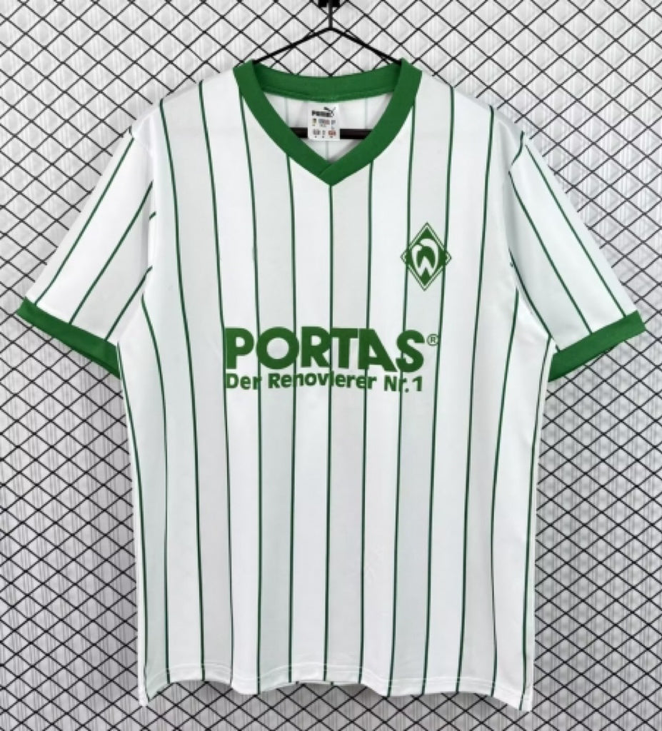 Camiseta de fútbol retro local del Werder Bremen 1987/1988