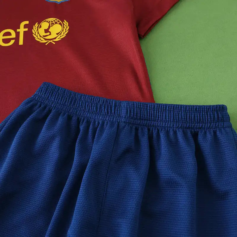 Barcelona 2009 Final Home Retro Kids Kit Jersey KinderTrikot Maillot Enfant Soccer Shirt