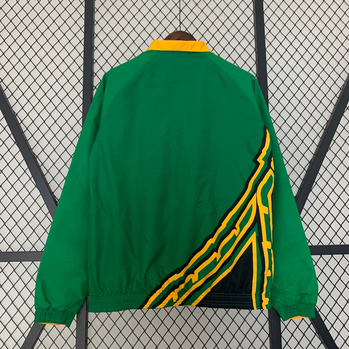 Jamaica Bob Marley Reversible Yellow Green Jacket Both Size Jacket
