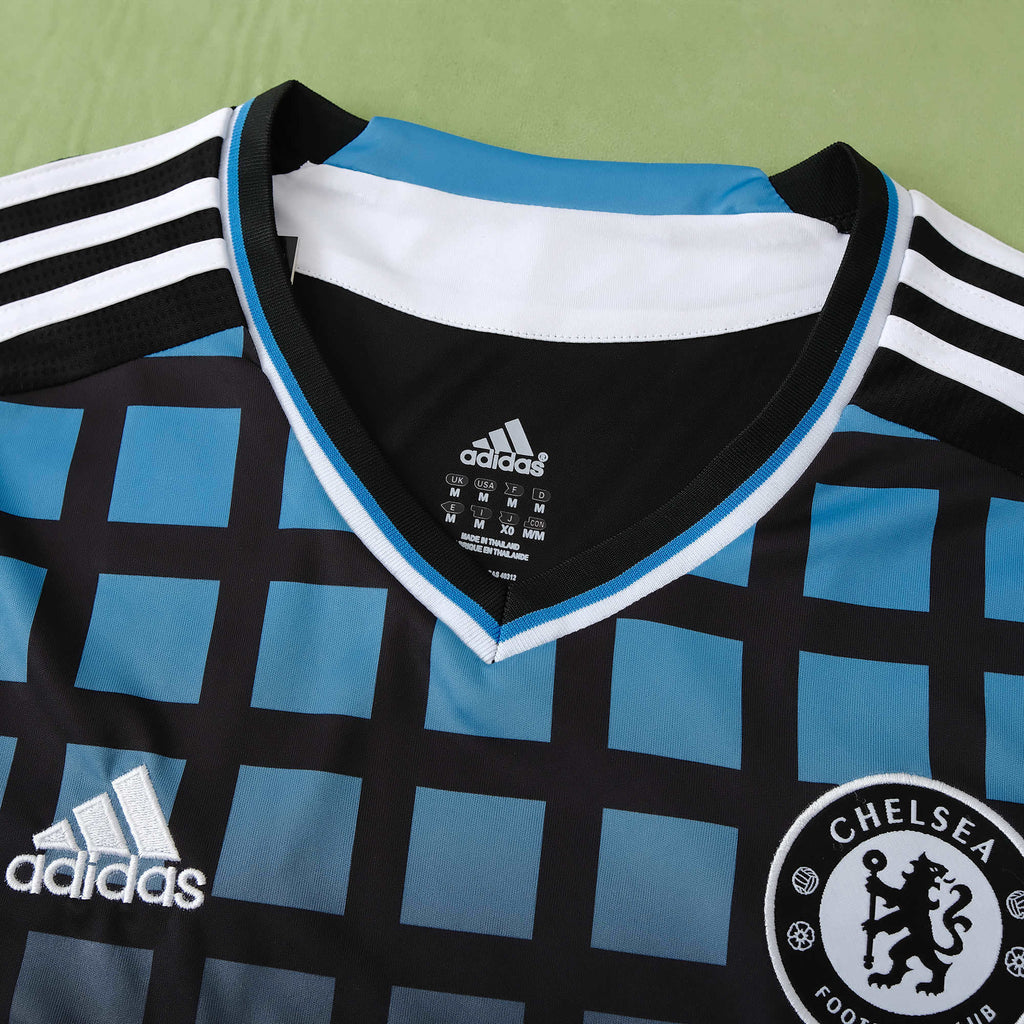 Chelsea 2011-2012 Season Third Black Retro  Football Jersey Trikot Maillot