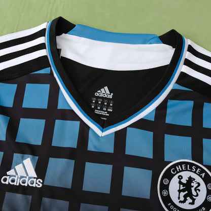 Chelsea 2011-2012 Season Third Black Retro  Football Jersey Trikot Maillot