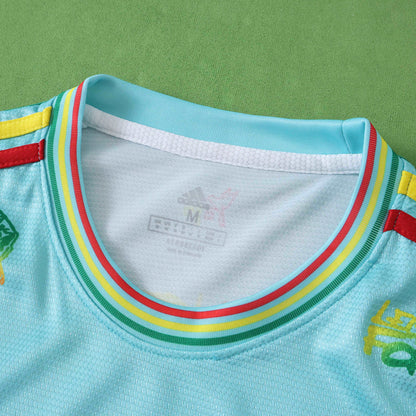 Bob Marley Special Edition Commemorative Cyan Retro Jersey Maillot