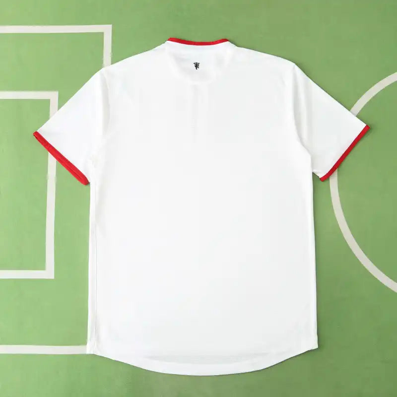 Maillot Rétro Domicile Blanc Manchester United F.C. Saison 12/13