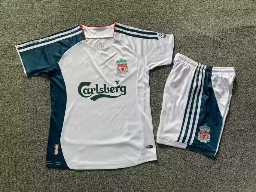 Ensemble enfant Liverpool – Maillot de football rétro pour enfants