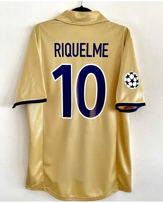 Juan Roman Riquelme Barcelona Saison 2001 2002 Retro Trikot Fußballtrikot