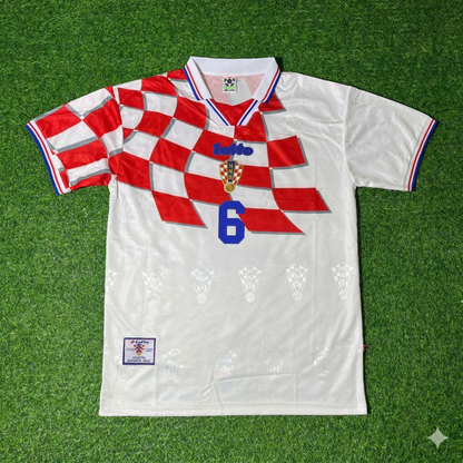 Slaven Bilić Kroatien 1998 WM Retro Fußball Trikot Set