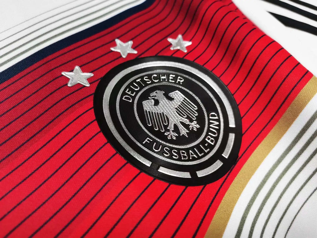Ensemble maillot de football rétro blanc Miroslav Klose Allemagne Coupe du Monde 2014 pour enfants