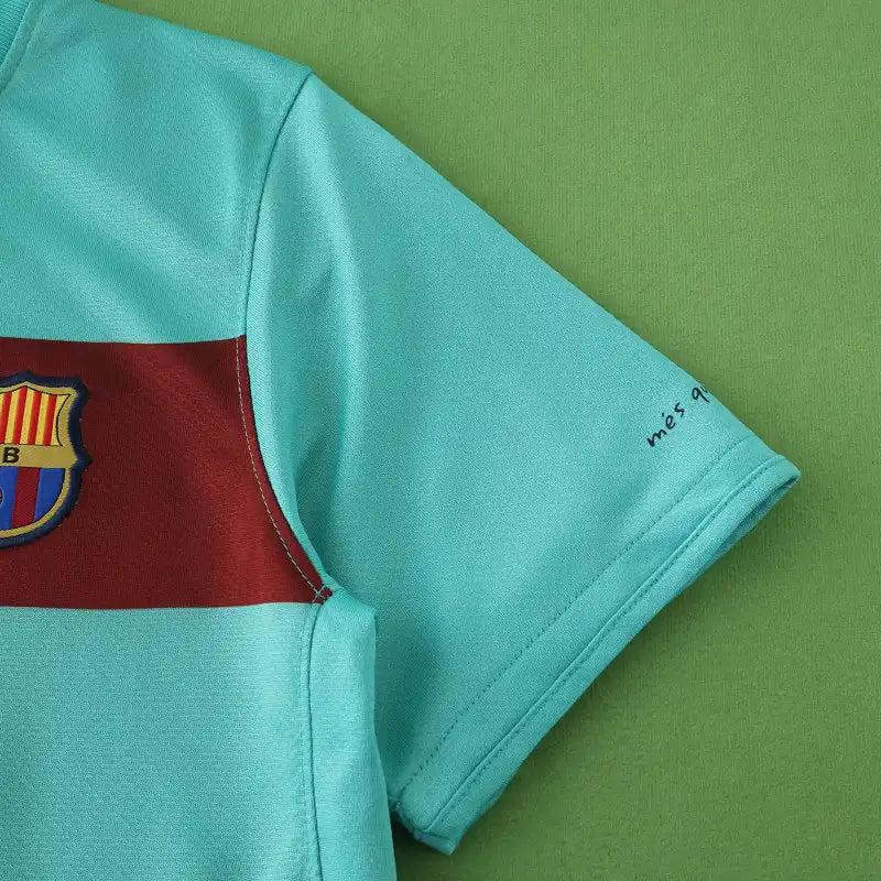 FC Barcelona 2010/11 Auswärts Retro Kinder Trikot Maillot Enfant Fußballtrikot